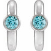 Natural Blue Zircon | Round | 3mm