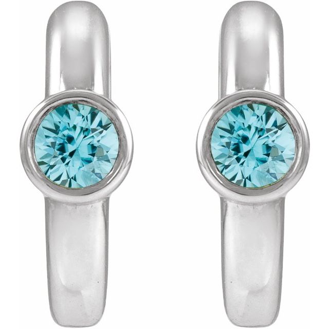 Natural Blue Zircon | Round | 3mm