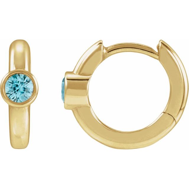 Natural Blue Zircon | Round | 3mm