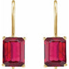 Lab-Grown Ruby | Emerald | 10 x 8mm | Lab-Grown Ruby | Emerald | 8 x 6mm | Lab-Grown Ruby | Emerald | 9 x 7mm