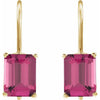 Natural Pink Tourmaline | Emerald | 8 x 6mm | Natural Pink Tourmaline | Emerald | 9 x 7mm