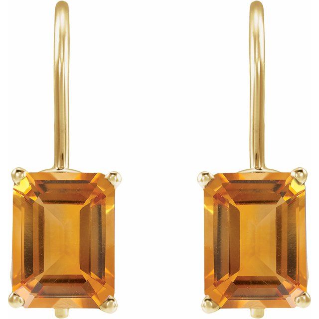 Natural Citrine | Emerald | 10 x 8mm | Natural Citrine | Emerald | 8 x 6mm | Natural Citrine | Emerald | 9 x 7mm