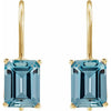 Natural Aquamarine | Emerald | 10 x 8mm | Natural Aquamarine | Emerald | 8 x 6mm | Natural Aquamarine | Emerald | 9 x 7mm
