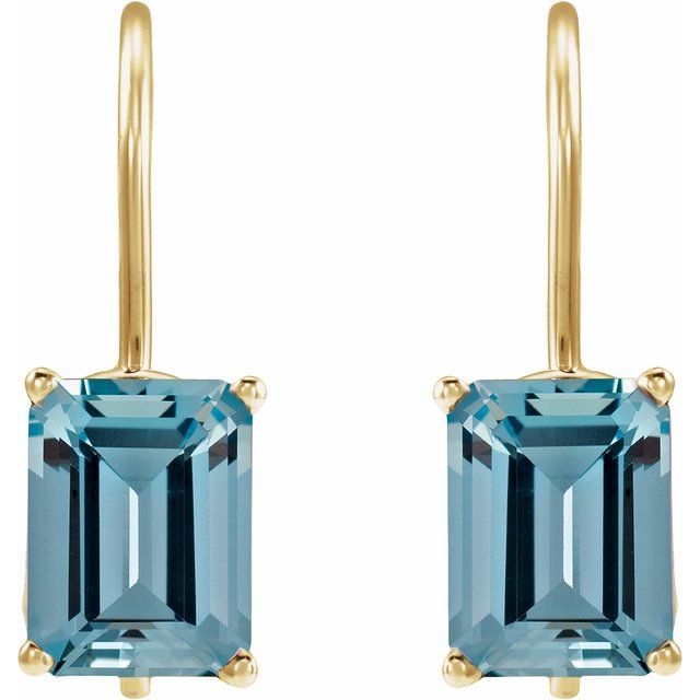 Natural Aquamarine | Emerald | 10 x 8mm | Natural Aquamarine | Emerald | 8 x 6mm | Natural Aquamarine | Emerald | 9 x 7mm