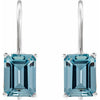 Natural Aquamarine | Emerald | 8 x 6mm | Natural Aquamarine | Emerald | 10 x 8mm | Natural Aquamarine | Emerald | 9 x 7mm