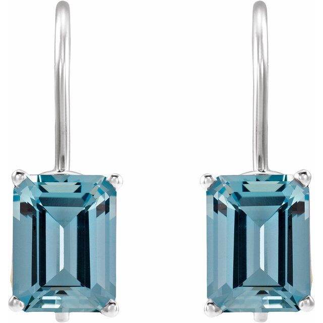 Natural Aquamarine | Emerald | 8 x 6mm | Natural Aquamarine | Emerald | 10 x 8mm | Natural Aquamarine | Emerald | 9 x 7mm
