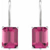 Natural Pink Tourmaline | Emerald | 8 x 6mm | Natural Pink Tourmaline | Emerald | 9 x 7mm