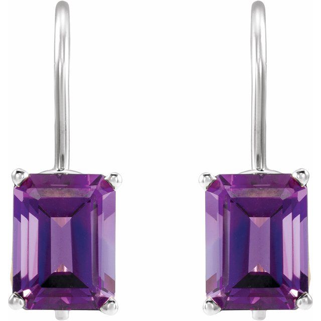 Natural Amethyst | Emerald | 10 x 8mm | Natural Amethyst | Emerald | 8 x 6mm | Natural Amethyst | Emerald | 9 x 7mm