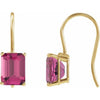 Natural Pink Tourmaline | Emerald | 8 x 6mm | Natural Pink Tourmaline | Emerald | 9 x 7mm