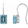 Natural Aquamarine | Emerald | 8 x 6mm | Natural Aquamarine | Emerald | 10 x 8mm | Natural Aquamarine | Emerald | 9 x 7mm