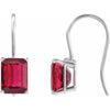 Lab-Grown Ruby | Emerald | 10 x 8mm | Lab-Grown Ruby | Emerald | 8 x 6mm | Lab-Grown Ruby | Emerald | 9 x 7mm