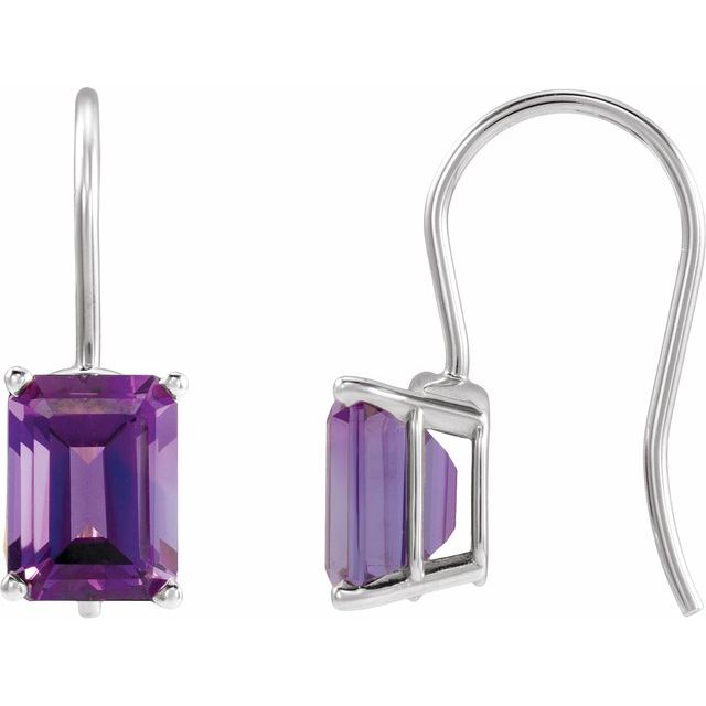 Natural Amethyst | Emerald | 10 x 8mm | Natural Amethyst | Emerald | 8 x 6mm | Natural Amethyst | Emerald | 9 x 7mm