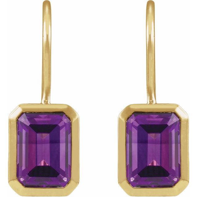 Natural Amethyst | Emerald | 10 x 8mm | Natural Amethyst | Emerald | 8 x 6mm | Natural Amethyst | Emerald | 9 x 7mm