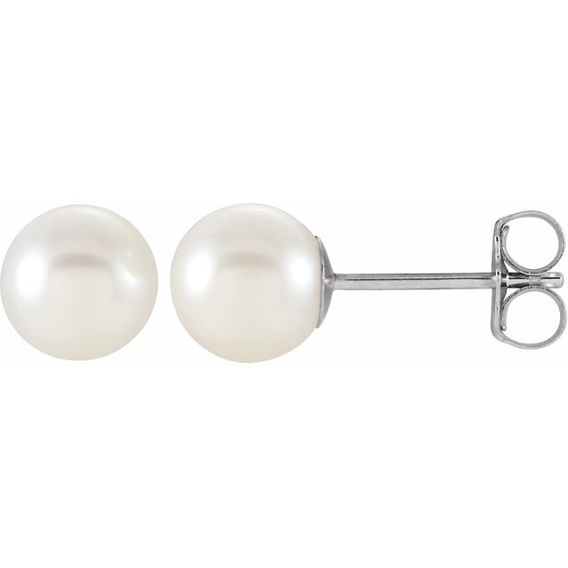 Cultured White Freshwater Pearl | Pearl | 6.0-6.5mm