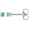 Natural Blue Zircon | Round | 2.5mm