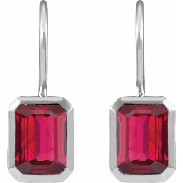 Lab-Grown Ruby | Emerald | 10 x 8mm | Lab-Grown Ruby | Emerald | 8 x 6mm | Lab-Grown Ruby | Emerald | 9 x 7mm