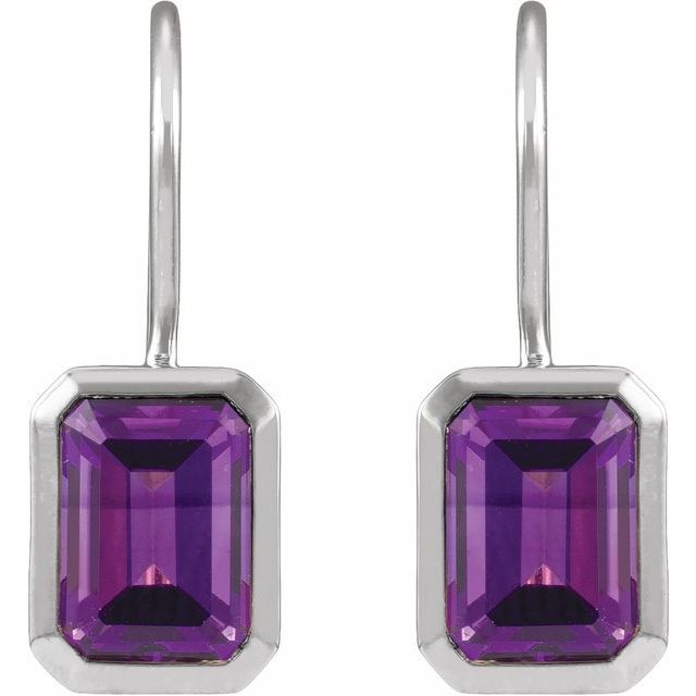 Natural Amethyst | Emerald | 10 x 8mm | Natural Amethyst | Emerald | 8 x 6mm | Natural Amethyst | Emerald | 9 x 7mm