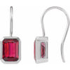 Lab-Grown Ruby | Emerald | 10 x 8mm | Lab-Grown Ruby | Emerald | 8 x 6mm | Lab-Grown Ruby | Emerald | 9 x 7mm