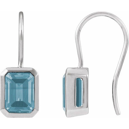 Natural Aquamarine | Emerald | 8 x 6mm | Natural Aquamarine | Emerald | 10 x 8mm | Natural Aquamarine | Emerald | 9 x 7mm