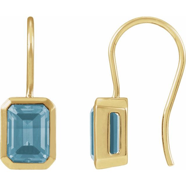 Natural Aquamarine | Emerald | 10 x 8mm | Natural Aquamarine | Emerald | 8 x 6mm | Natural Aquamarine | Emerald | 9 x 7mm