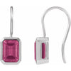 Natural Pink Tourmaline | Emerald | 8 x 6mm | Natural Pink Tourmaline | Emerald | 9 x 7mm