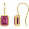 Natural Pink Tourmaline | Emerald | 8 x 6mm | Natural Pink Tourmaline | Emerald | 9 x 7mm