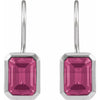 Natural Pink Tourmaline | Emerald | 8 x 6mm | Natural Pink Tourmaline | Emerald | 9 x 7mm