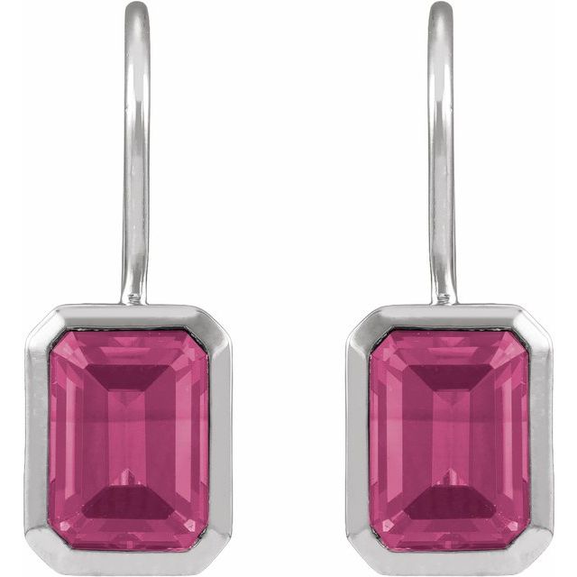 Natural Pink Tourmaline | Emerald | 8 x 6mm | Natural Pink Tourmaline | Emerald | 9 x 7mm