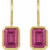 Natural Pink Tourmaline | Emerald | 8 x 6mm | Natural Pink Tourmaline | Emerald | 9 x 7mm