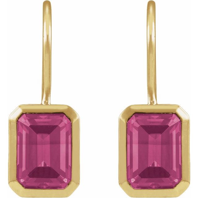 Natural Pink Tourmaline | Emerald | 8 x 6mm | Natural Pink Tourmaline | Emerald | 9 x 7mm
