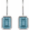 Natural Aquamarine | Emerald | 8 x 6mm | Natural Aquamarine | Emerald | 10 x 8mm | Natural Aquamarine | Emerald | 9 x 7mm