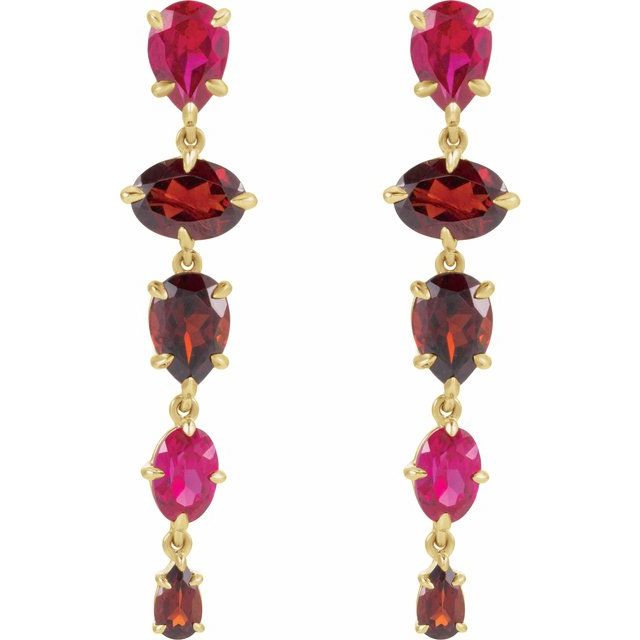 Lab-Grown Ruby | Pear | 7 x 5mm