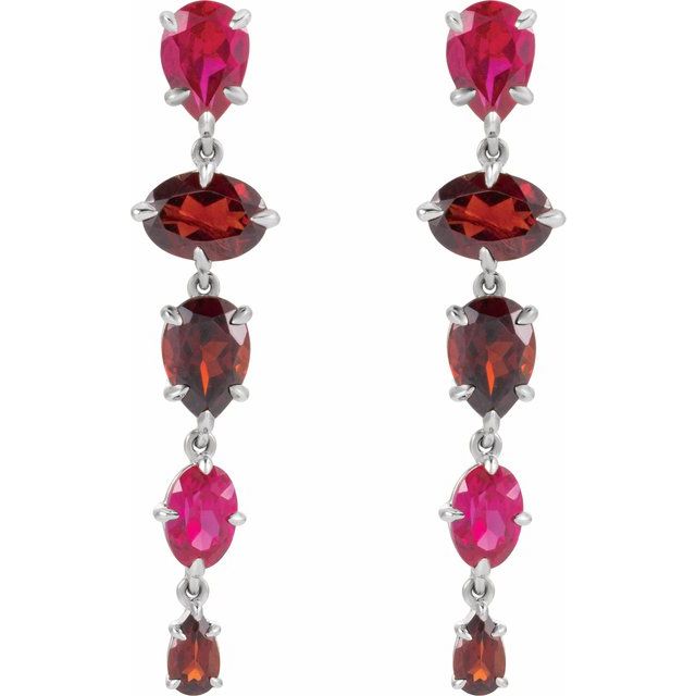 Lab-Grown Ruby | Pear | 7 x 5mm