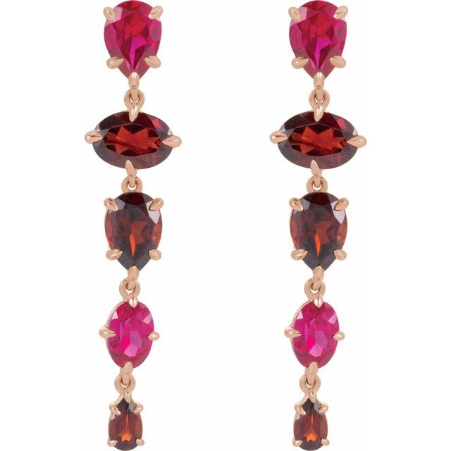 Lab-Grown Ruby | Pear | 7 x 5mm