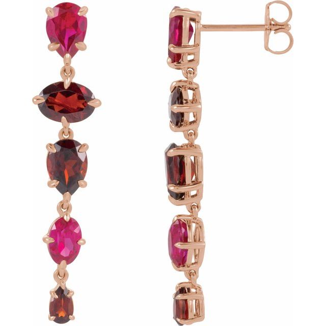 Lab-Grown Ruby | Pear | 7 x 5mm