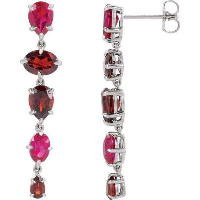 Lab-Grown Ruby | Pear | 7 x 5mm