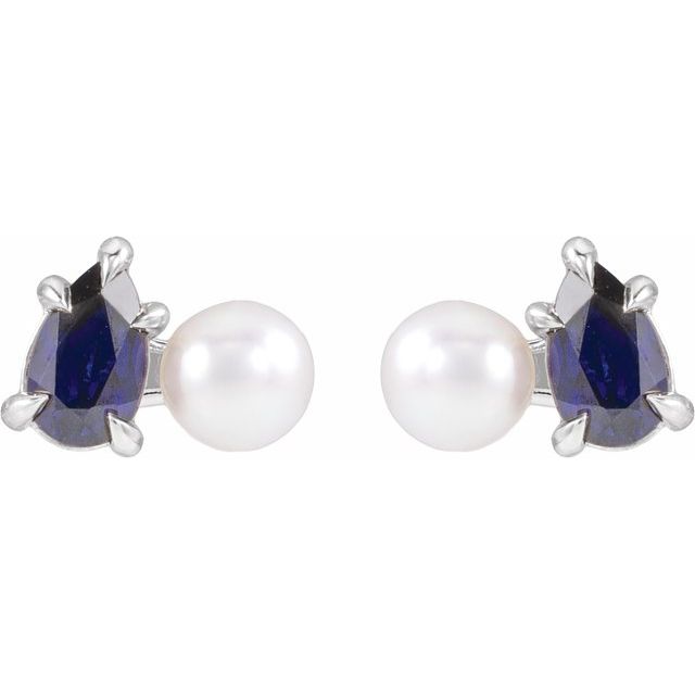 Lab-Grown Blue Sapphire | Pear | 5 x 3mm