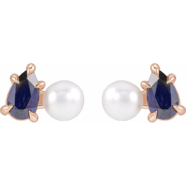 Lab-Grown Blue Sapphire | Pear | 5 x 3mm