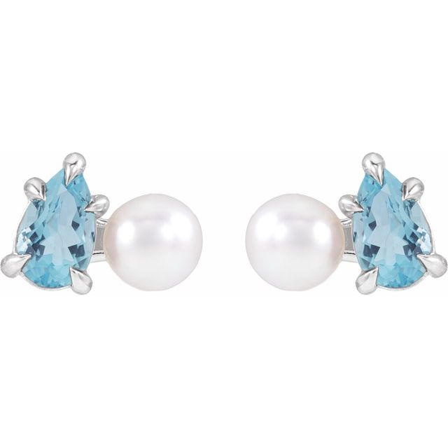 Natural Aquamarine | Pear | 5 x 3mm