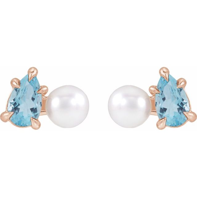 Natural Aquamarine | Pear | 5 x 3mm