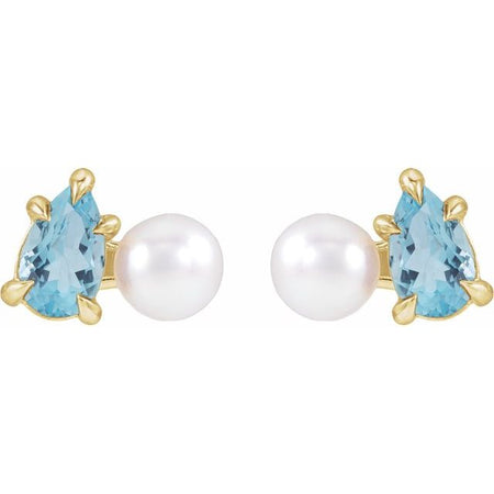 Natural Aquamarine | Pear | 5 x 3mm