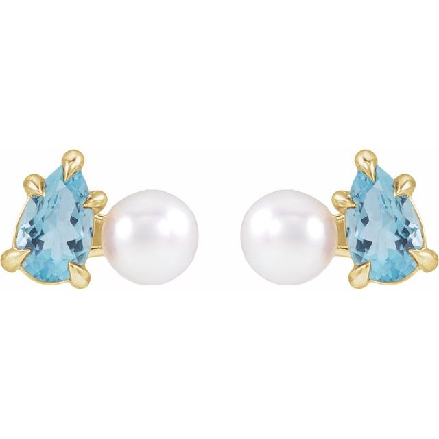 Natural Aquamarine | Pear | 5 x 3mm