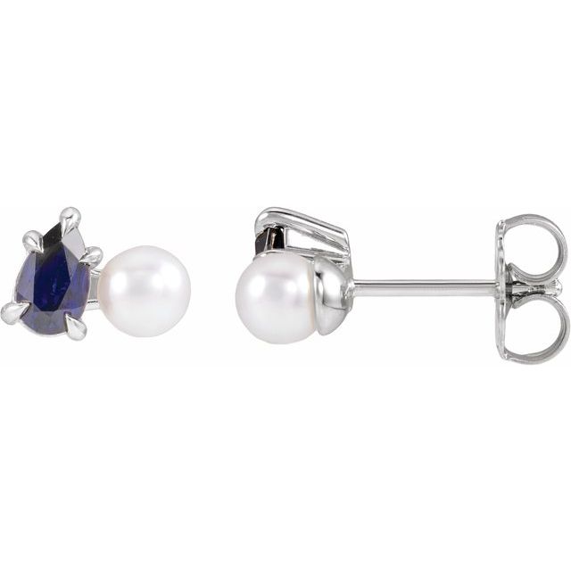Lab-Grown Blue Sapphire | Pear | 5 x 3mm