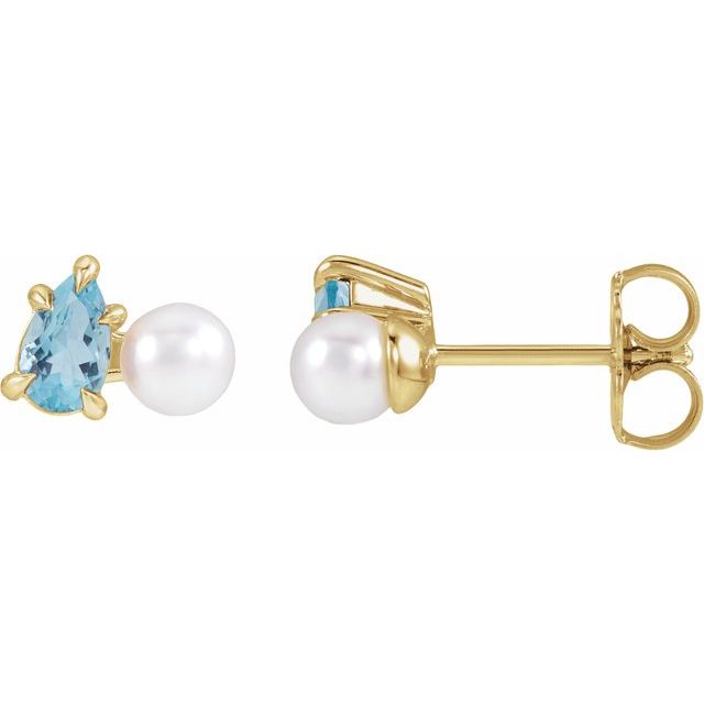 Natural Aquamarine | Pear | 5 x 3mm