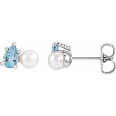 Natural Aquamarine | Pear | 5 x 3mm