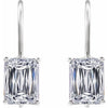 Lab-Grown Diamond | Emerald | 10 x 8mm :: 7 1/2 Ctw | Lab-Grown Diamond | Emerald | 8 x 6mm :: 3 1/2 Ctw | Lab-Grown Diamond | Emerald | 9 x 7mm :: 5 Ctw