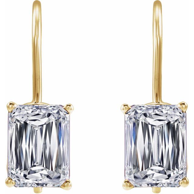 Lab-Grown Diamond | Emerald | 10 x 8mm :: 7 1/2 Ctw | Lab-Grown Diamond | Emerald | 8 x 6mm :: 3 1/2 Ctw | Lab-Grown Diamond | Emerald | 9 x 7mm :: 5 Ctw
