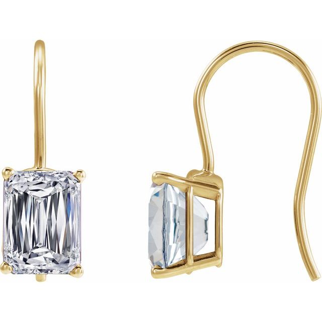 Lab-Grown Diamond | Emerald | 10 x 8mm :: 7 1/2 Ctw | Lab-Grown Diamond | Emerald | 8 x 6mm :: 3 1/2 Ctw | Lab-Grown Diamond | Emerald | 9 x 7mm :: 5 Ctw