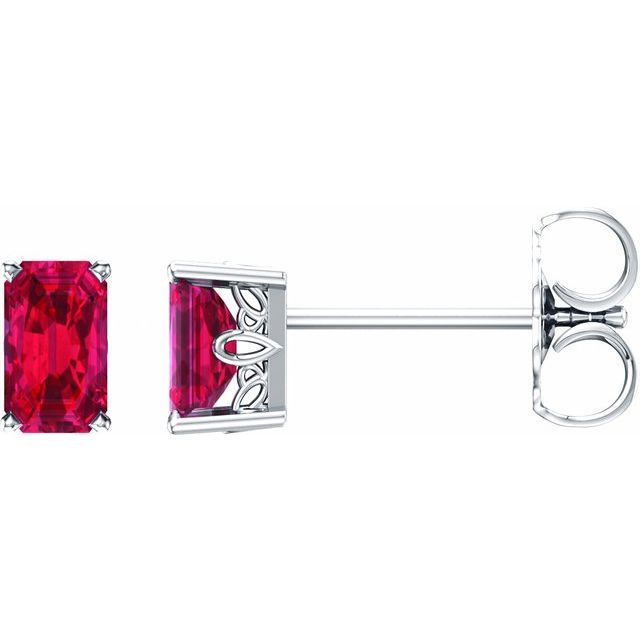 Lab-Grown Ruby | Emerald | 5 x 3mm