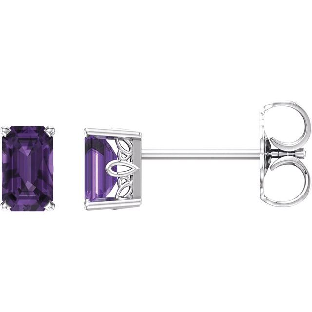 Natural Amethyst | Emerald | 5 x 3mm